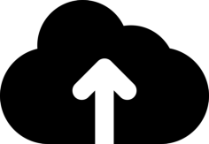 Cloud Uploading Arrow Sketch Svg Vector, Free Vectors File